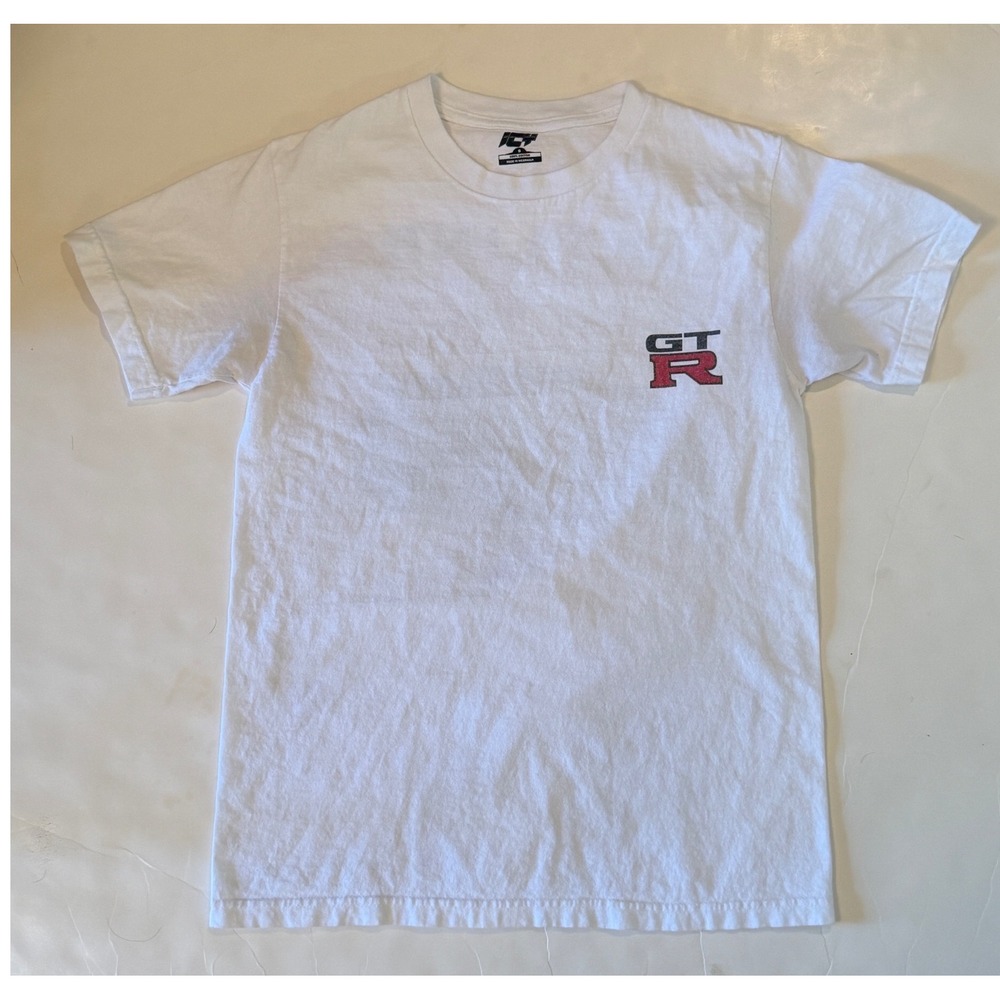ICY Nissan Skyline GTR Graphic T-Shirt White JDM R34 Mens Small